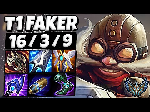 T1 Faker Corki vs Qiyana [ MID ] Patch 12.14 Korea Challenger ✅