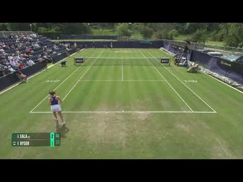 Alexandra Eala [1] (PHI) vs Valentina Ryser [Q] (SUI) // 6-1 6-2 // W125 lkley // 2nd Round