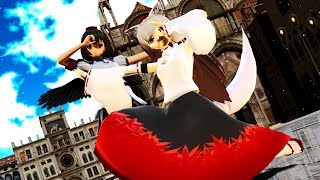 【東方MMD】椛と文で脳漿炸裂ガール
