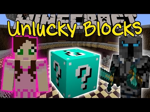 Minecraft: BLUE UNLUCKY BLOCK CHALLENGE GAMES - Lucky Block Mod - Modded Mini-Game