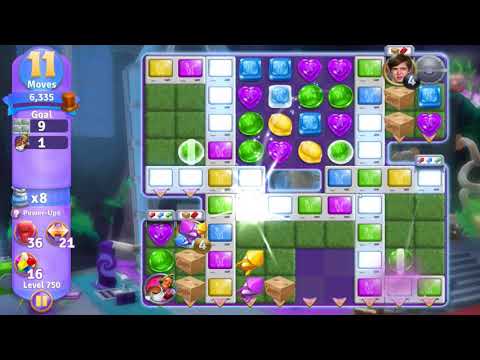 Wonka's World of Candy Level 750 NO BOOSTERS - A S GAMING ✔