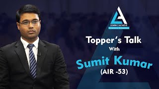 Anthropology Toppers Talk- by Sumit Kumar AIR-53