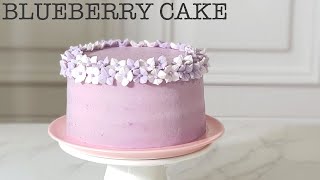 프로스팅이 짱~! 블루베리 케이크 /Blueberry Cake with Cream Cheese frosting
