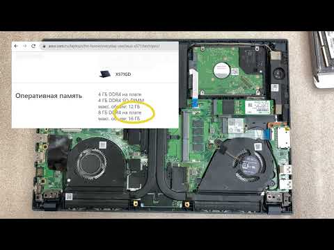 Максимальный апгрейд оперативной памяти ноутбука Asus X571G
