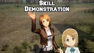 Attack on Titan 2: Skill demonstration