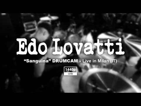 SECOLI MORTI - "Sanguina" - Edoardo Lovatti drumcam - Live in Milan
