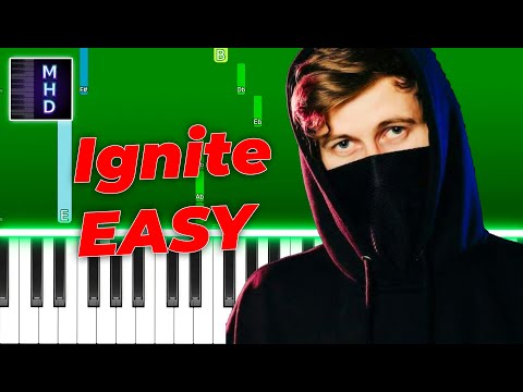 K-391 & Alan Walker - Ignite (Piano Tutorial Easy)