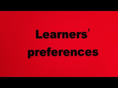 Lerners' preferences TKT module 1 / Jaloliddin Kosimov
