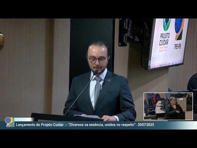 Lançamento do Projeto Cuidar – “Diversos na essência, unidos no respeito”