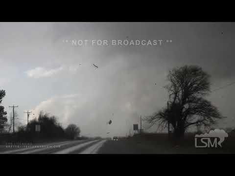 03-21-2022 Elgin, Texas Damaging Tornado-Debris Being Lofted