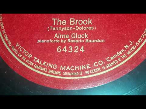 Alma Gluck - The Brook (1914)