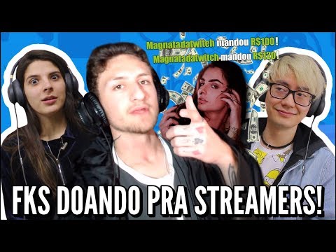 JOVENS REAGEM A DOANDO PARA STREAMERS de CS com DESAFIOS! - FKS CSGO