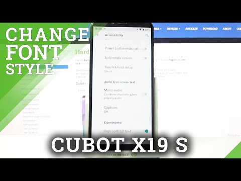 How to Enable / Disable High Contrast Text in Cubot X19 S – Set Up Higher Font Contrast