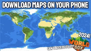 How to Download Maps On WorldBox 2024! | MBM World Box