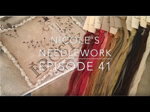 Nicole's Needlework: Episode/FlossTube 41 - Snowed in Bonus Episode!  SANQ Flip Through and WIPs