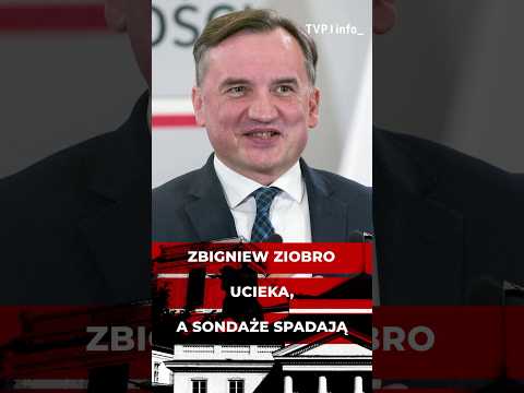Ziobro ciężarem dla PiS-u? "On ucieka, a sondaże spadają" #polityka #polska #shorts