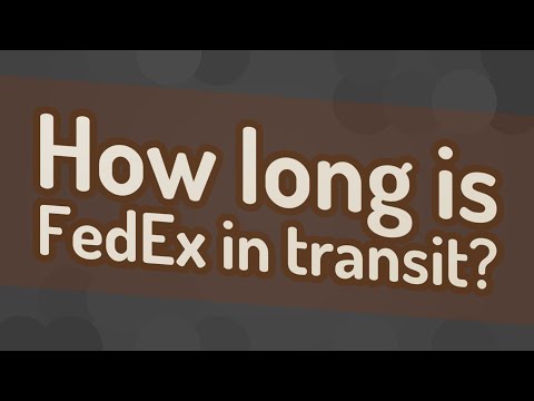 Fed Ex Ground Transit Time