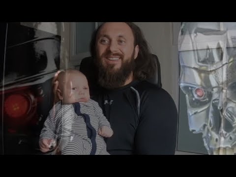 Build the Terminator - Parts 85 & 86 - Attaching the Left Hand & Arm, + Special Guest Percy 👶🏻🦾