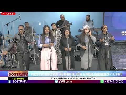 CULTE D'INTERCESSION - 40 JOURS DE JEÛNE & PRIÈRE VENDREDI 28/11/2025