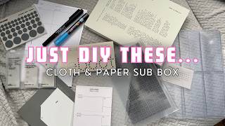 giving away a lot of this | January Cloth & Paper planner sub box | honest thoughts | Alaskan Anna