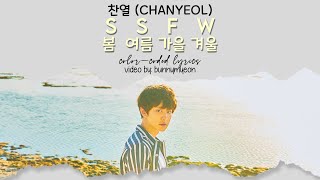 Download lagu CHANYEOL (찬열) - '봄 여름 가을 겨울 (SSFW)' Lyrics (Color-Coded Han-Rom-Eng) mp3