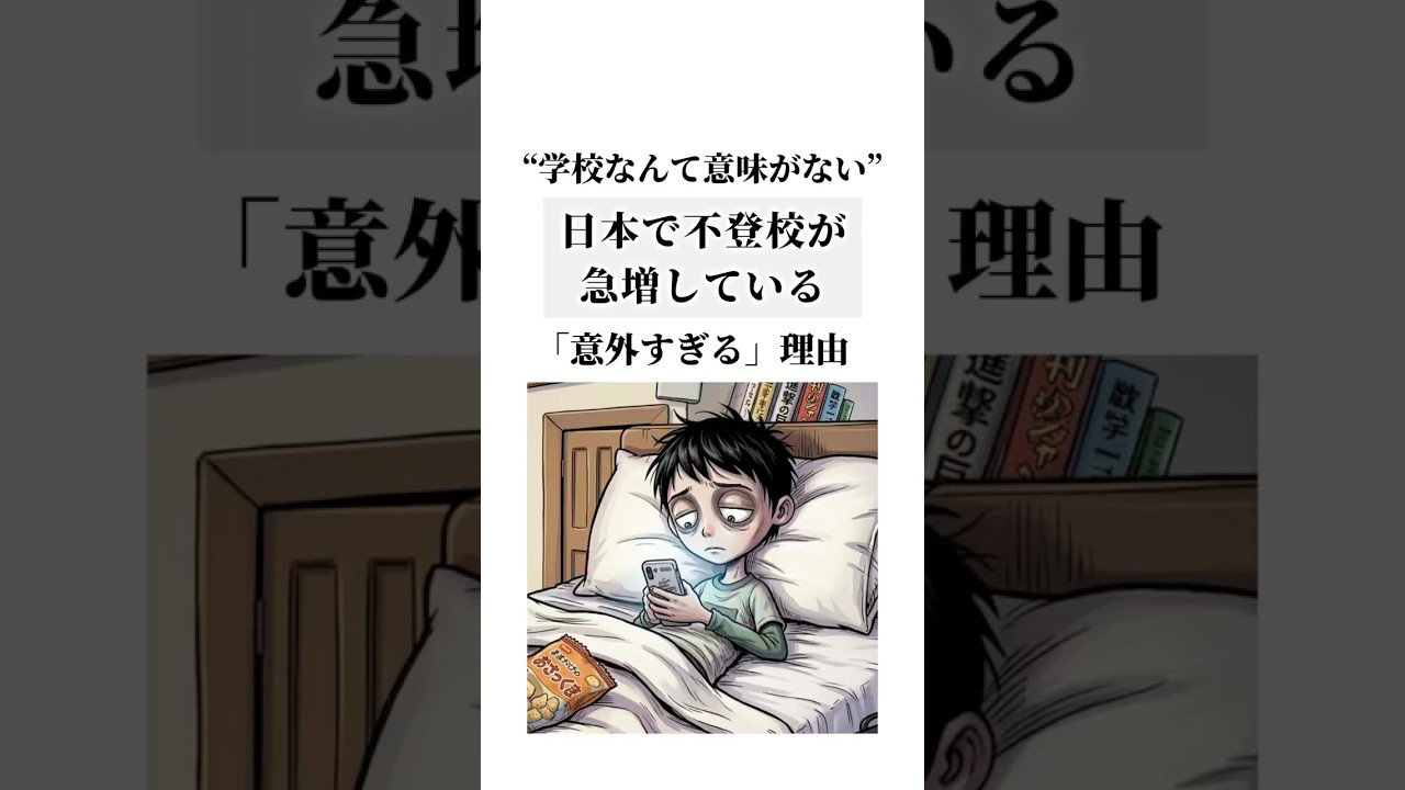 日本の不登校は11年連続過去最多それは単に個人の悩みが増えたからではない。この社会と学校構造自体が原因だった。