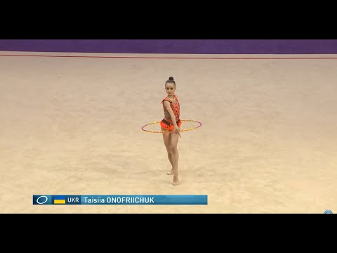 Taisiia Onofriichuk Hoop Final 29,950 - Junior World Championships Cluj-Napoca 2023