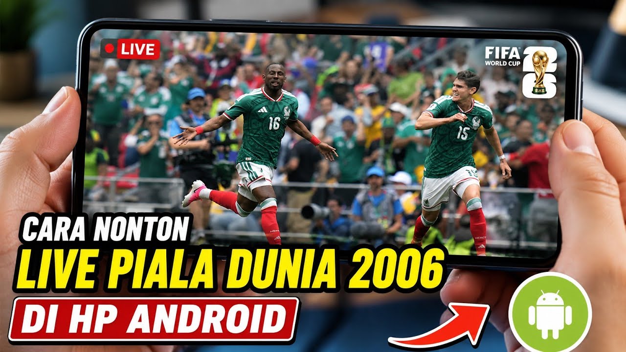 Cara Nonton Siaran Langsung Piala Dunia 2026 di Android