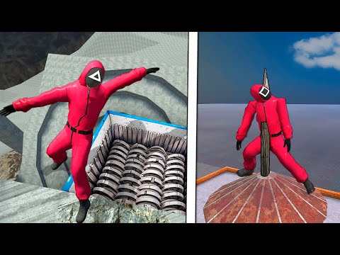 NPC Ragdolls VS Spikes / Epic Spike Trap Fails Compilation #49