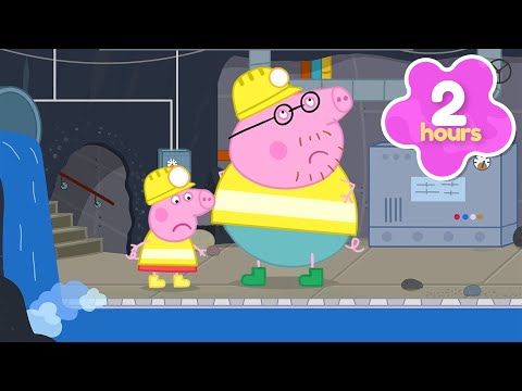 Peppa and Daddy Pig go UNDERGROUND 💦 Peppa Pig Full Episodes | 20 Minutes