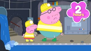 Download lagu Peppa and Daddy Pig go UNDERGROUND 💦 Peppa Pig Full Episodes | 20 Minutes mp3