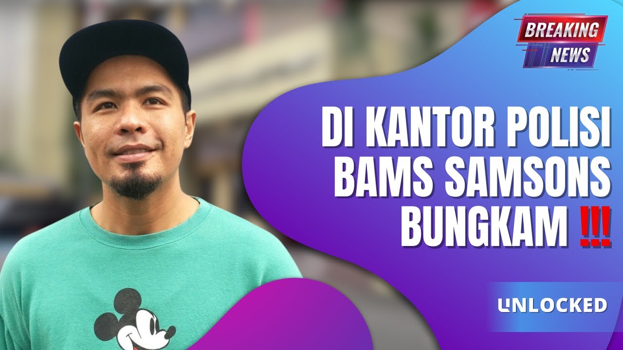 BAMS Eks Samson Sambangi Polres Jaksel dan Jadi Pusat Perhatian Wartawan