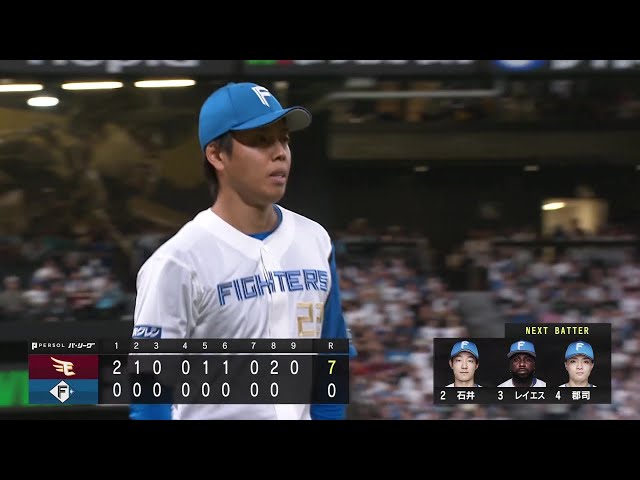 【9回表】打たせて取るピッチング!!ファイターズ・杉浦稔大 この試合初めての3者凡退のイニングで流れをつくる!! 2025年9月23日 北海道日本ハムファイターズ 対 東北楽天ゴールデンイーグルス
