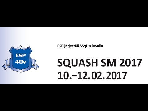 Squashin SM-kilpailut 3. paiva