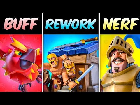 15 Cards That Need a BUFF, NERF or REWORK in Clash Royale