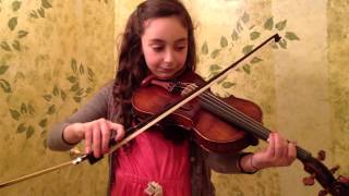 Maddie Plays Dunford's Fancy by the Waterboys on Violin