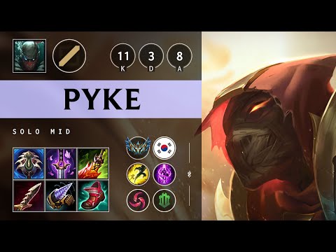 Pyke Mid vs Gragas: Legendary - KR Challenger Patch 14.23