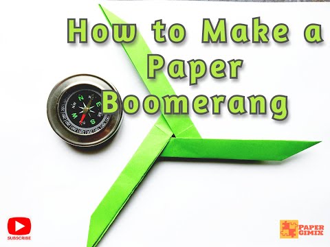 How to Make a Paper Triple Blade Ninja Star Boomerang - Origami, Designed by Color of Life