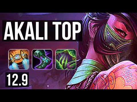 AKALI vs MORDEKAISER (TOP) | Rank 5 Akali, 7/2/12 | JP Grandmaster | 12.9