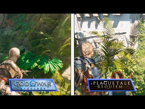 God of War Ragnarok vs A Plague Tale Requiem | PS5 vs PC | Graphics Comparison | Analista de Bits