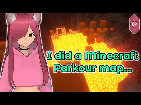 EmeraldPynk - I did a parkour map in Minecraft 😐 | "Top" Adventure Map (500 Sub Special, pt. 3)