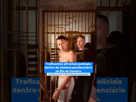 Traficantes afrontam polícias na cadeia! #policia #policiafederal #noticias #sistemapenitenciario
