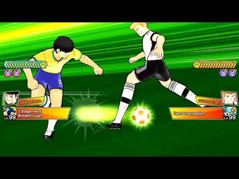 3 Stage Feint Breaktrough (Roberto Hongo) - Captain Tsubasa Dream Team Skill