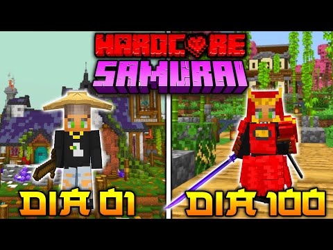 SOBREVIVI 100 DIAS COMO UM SAMURAI NO MINECRAFT HARDCORE - O FILME