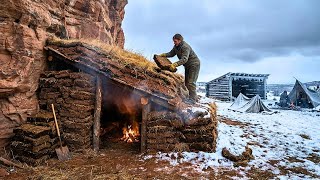 Download lagu How a Sod-Covered Lean-To She Built Against a Cliff Held 69°F When Open Shelters Froze in Hours mp3