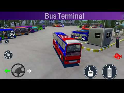 Police Bus Simulation Game - Off-road Coach Bus Simulator