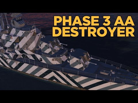 PTS 0.8.0 Phase 3 AA Destroyer - World of Warships