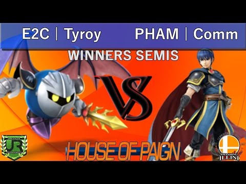House of Paign IX  WINNERS SEMIS - E2C | Tyroy (Meta Knight, Sheik29) vs PHAM | Comm (Marth)