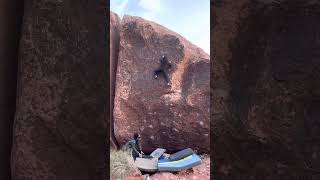 Video thumbnail of Plumber’s Crack Traverse, V10. Red Rocks