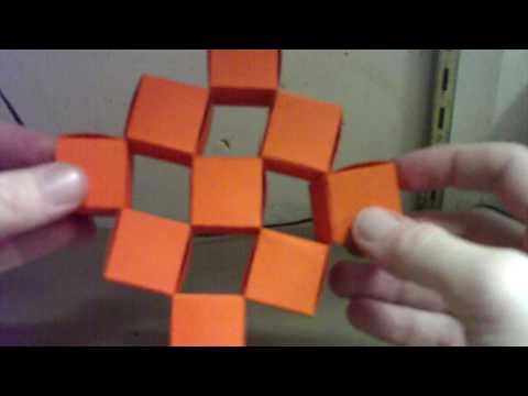 Origami Moving Cubes